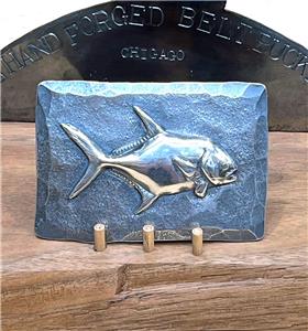 Hand Forged Belt Buckle- Sterling Permit