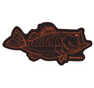 Simms Sticker Bass Line - Accessories - Chicago Fly Fishing Outfitters ...